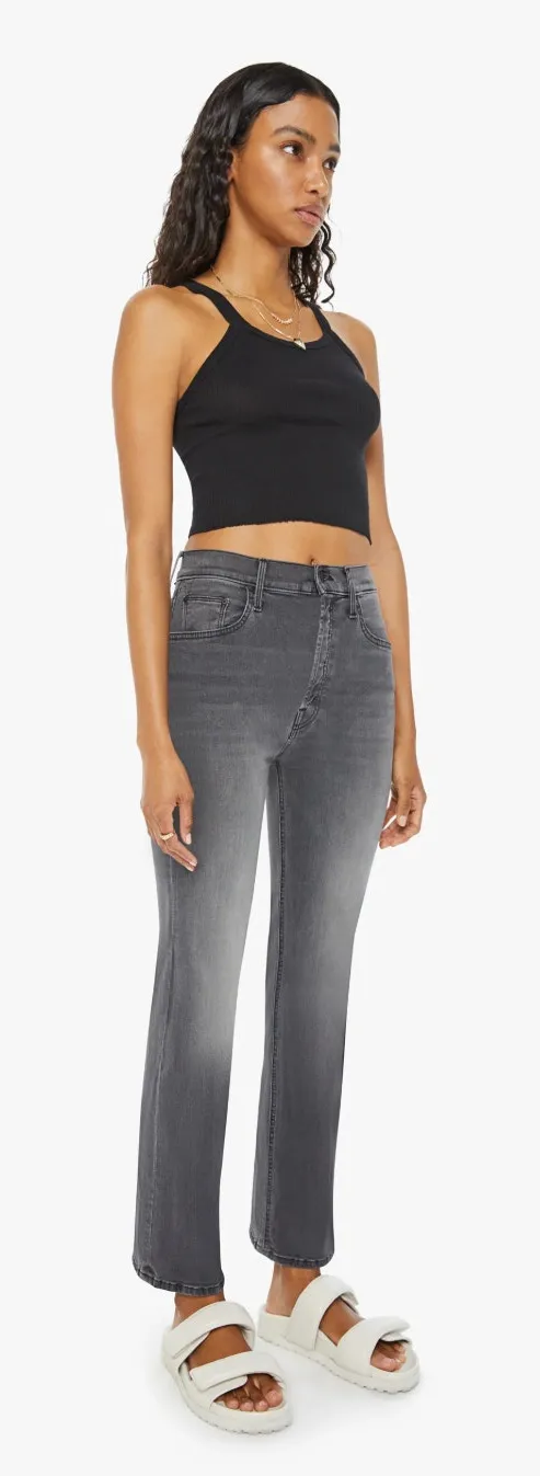 Mother Denim The Tripper Ankle Jeans in Lighting Up Lanterns Size 26 Black - Image 1