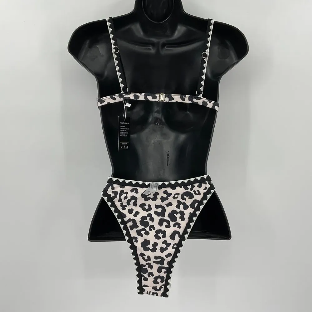 Womens‎ Two Piece Bathing Suit Size Small (#1007) - Image 2