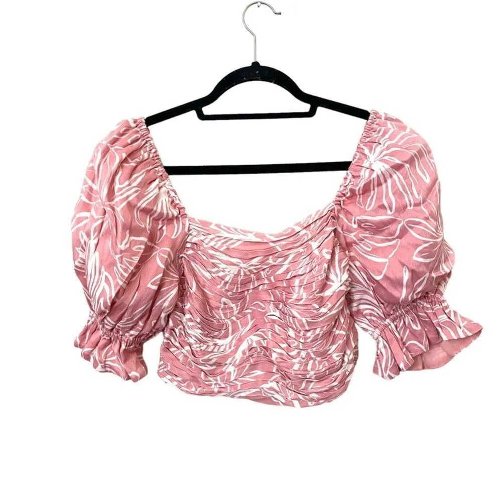 SAYLOR Gem Cropped‎ Zippered Top Sz Sm - Image 3