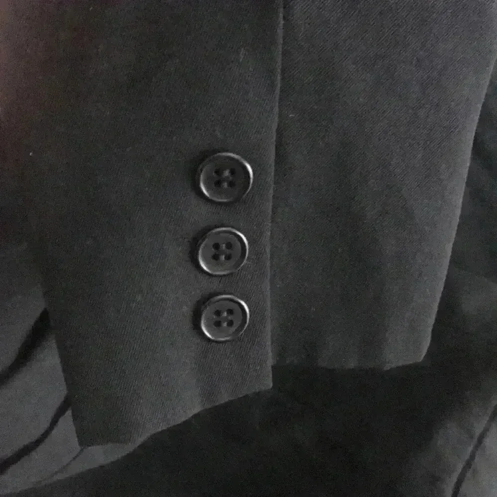 Talbots Women's Petites Black Wool One Button Blazer Size 8‎ Preppy Career Work - Image 8