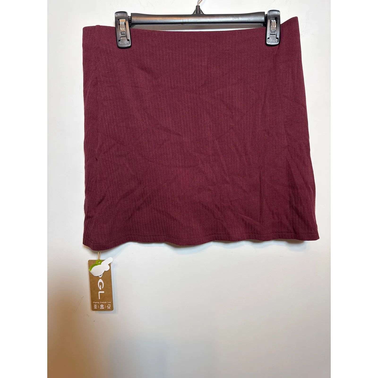 Brand New OGL Women's Size Large Purple Skirt Lined Mini Skirt Nylon - Image 2