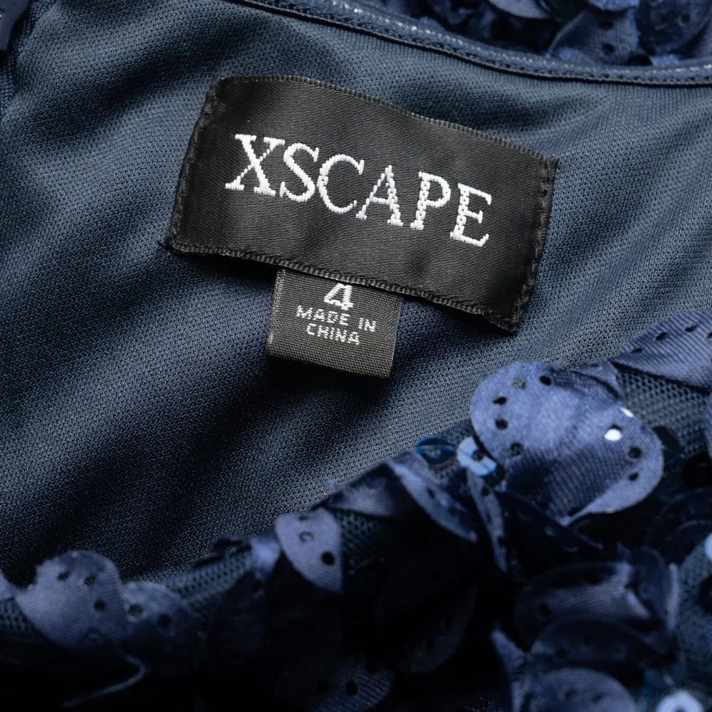 Xscape Off The Shoulder Lace Midi Dress - Image 4