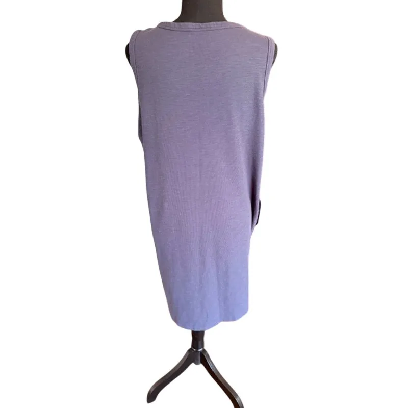 32 Degrees Cool Sleeveless Knit Tank Dress with Pockets – L/G Blue Size L - Image 3