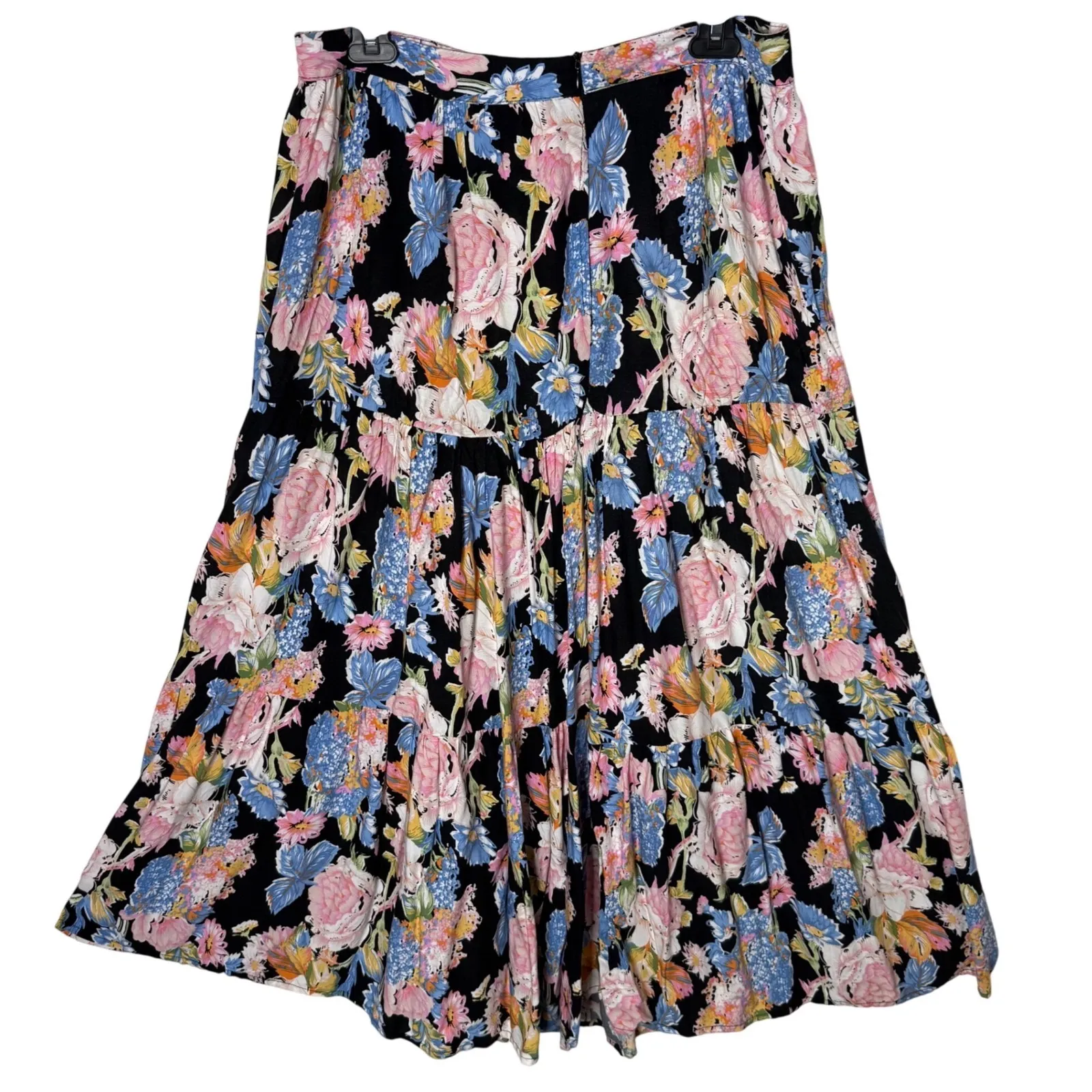 Rachel Zoe Floral Tiered Midi Maxi Skirt Size S Prairie Cottage BOHO Festival - Image 8