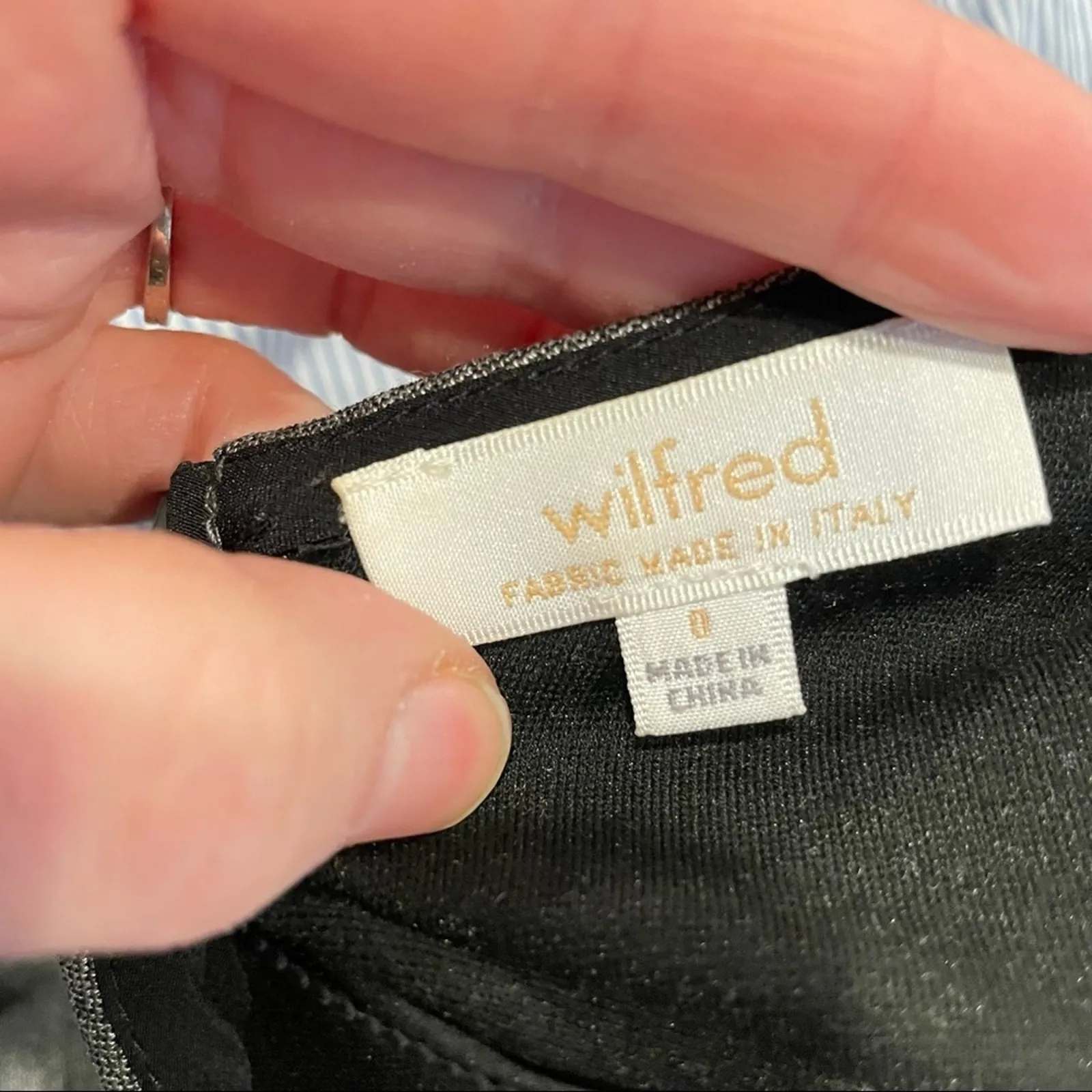 Wilfred Aritzia Grey Sleeveless Skater Mini Dress Womens 0 Babydoll Twee Fall - Image 9