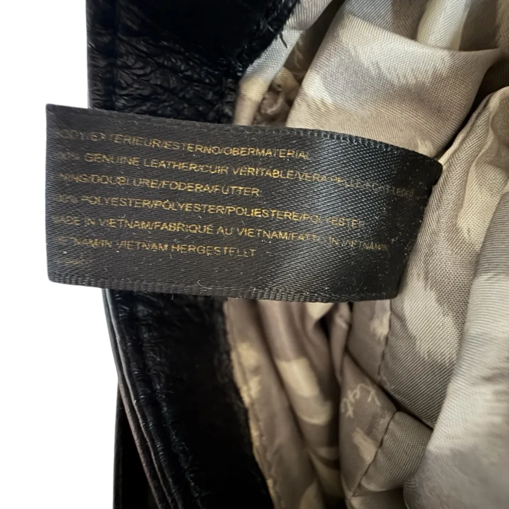 Aimee Kestenberg Pebble Leather Crossbody Bag Purse All For Love Mini Black - Image 12