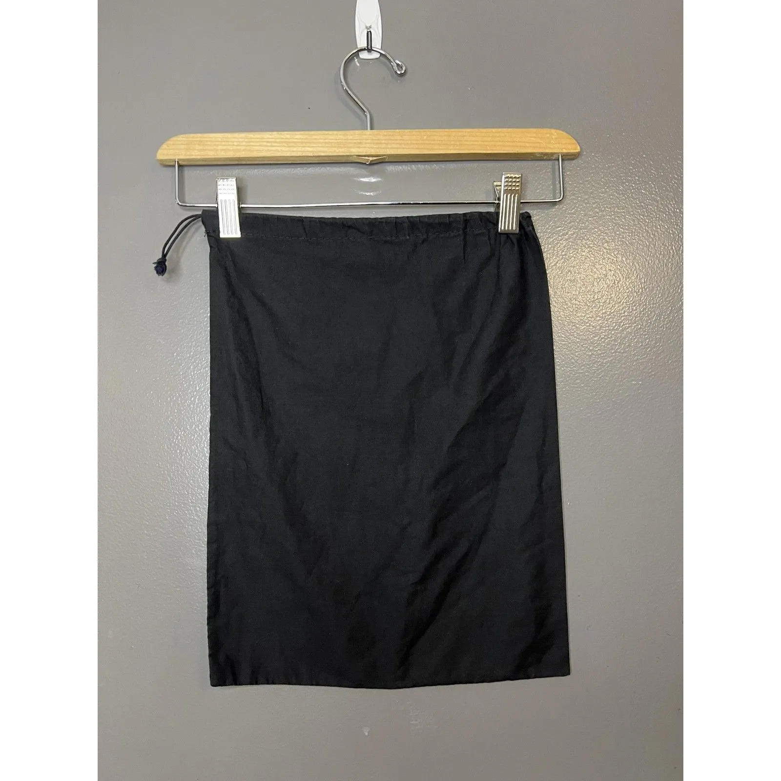 Miista Drawstring Dust Bag Black Logo Cloth Shoe Storage Travel Pouch Accessory - Image 2