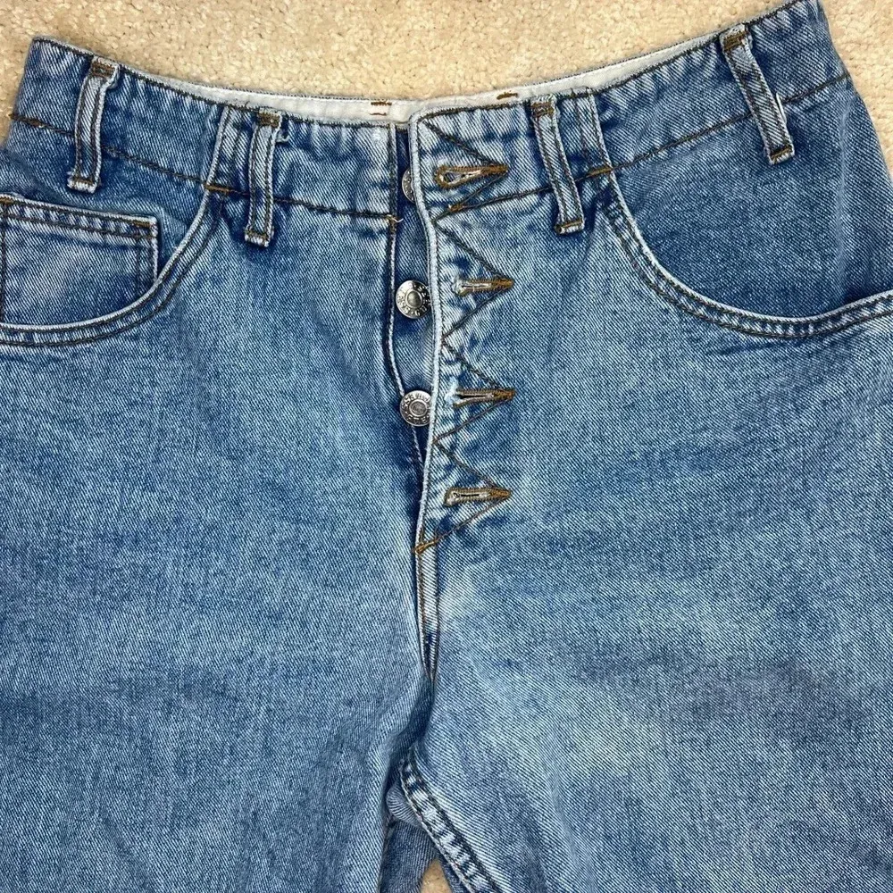 GUESS By Georges Marciano 1980s Early 90s Button Fly Style 1005 - Image 3