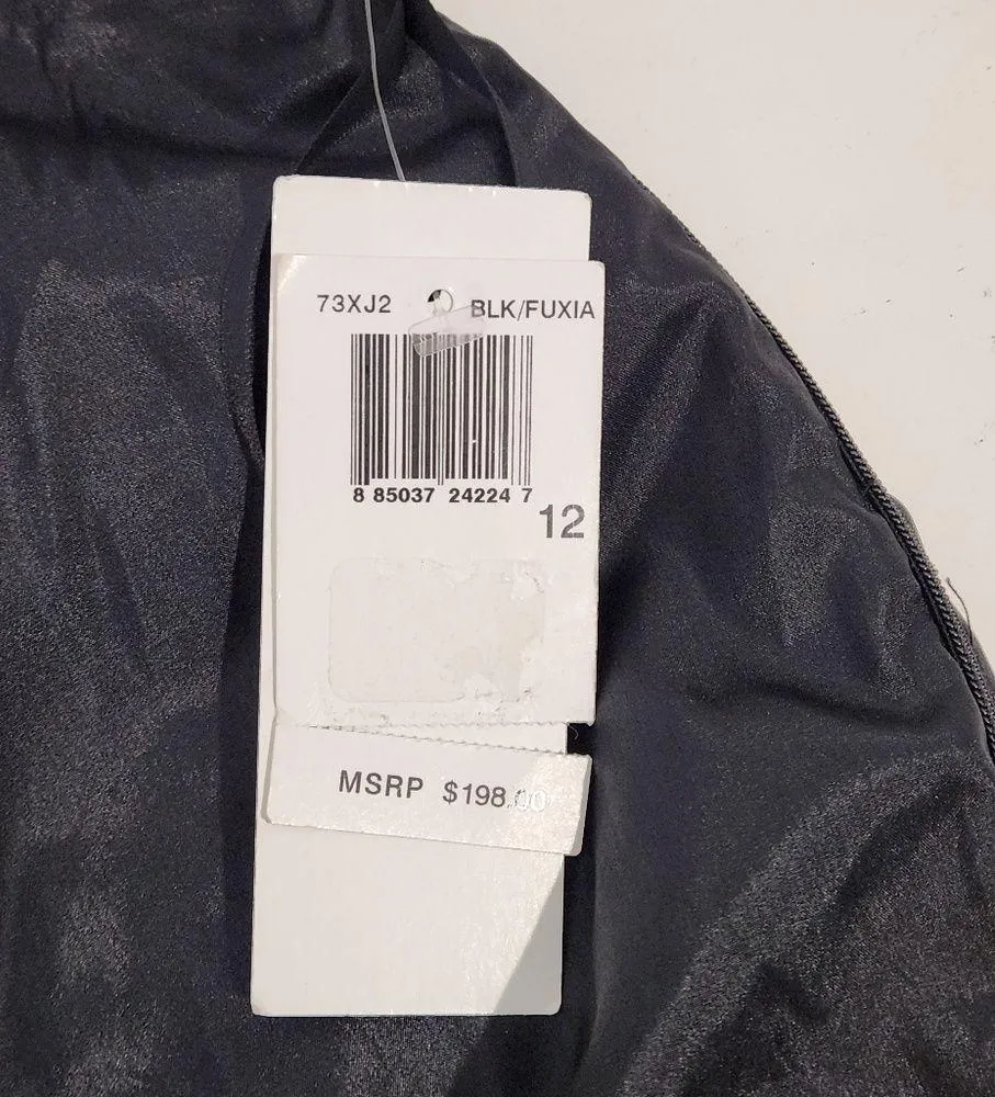 French Connection Sequined Mini Skirt Pink Black Sz 12 - Image 9