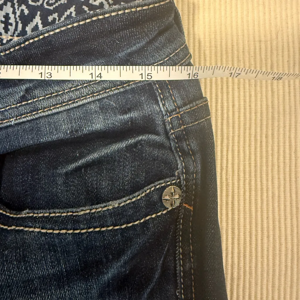 Cello Dark Wash Flare Jeans Juniors 11 - Image 9