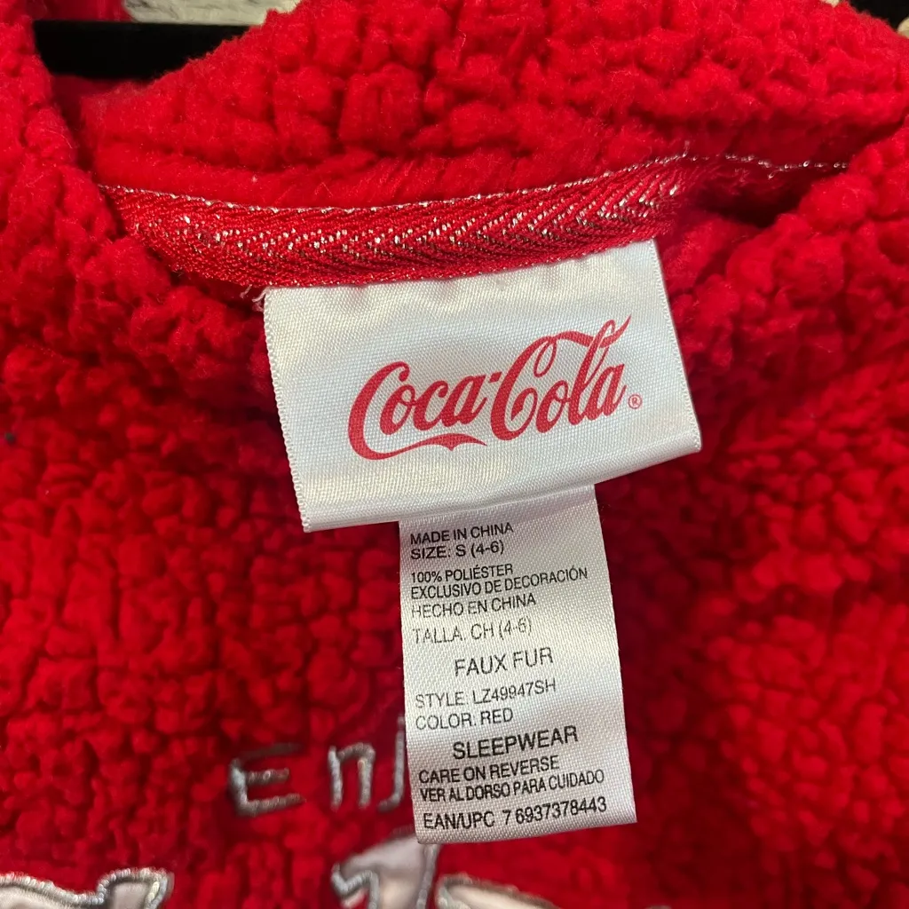 Enjoy Coke Coca Cola Red Women's Sweater Size Small - Image 2