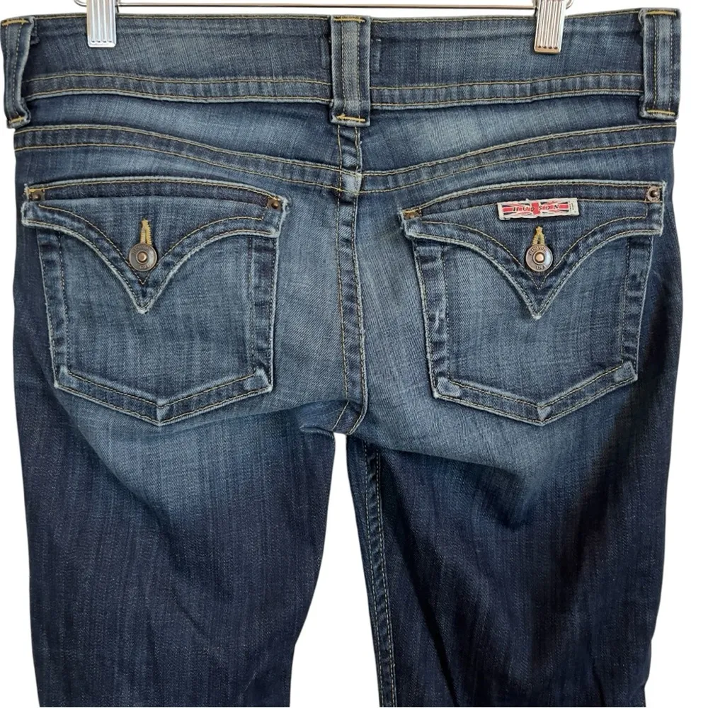Hudson Beth Baby Bootcut Jeans Dark Wash Mid Rise Women’s Size 29 - Image 6