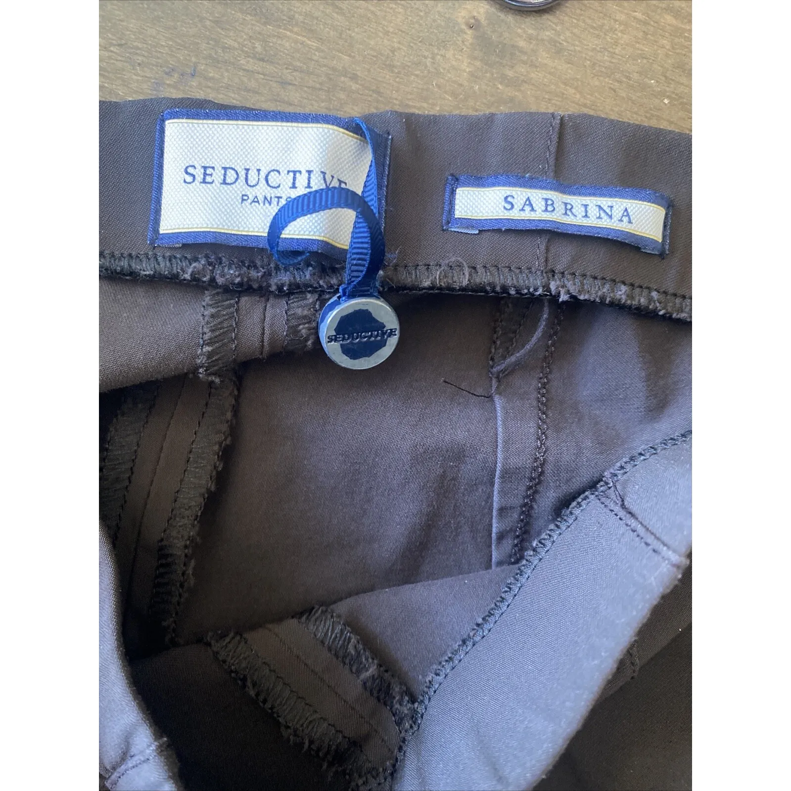 Seductive Women's 32 Brown‎ Stretch Slim Fit Pants Sabrina Corpcore Siren Brown Size undefined - Image 4