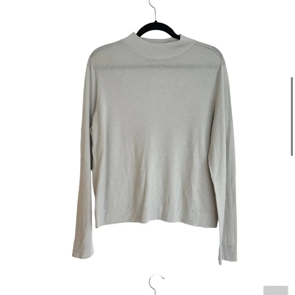 VINCE Wool Sweater Funnel Neck XXS NWT $245 - Image 4