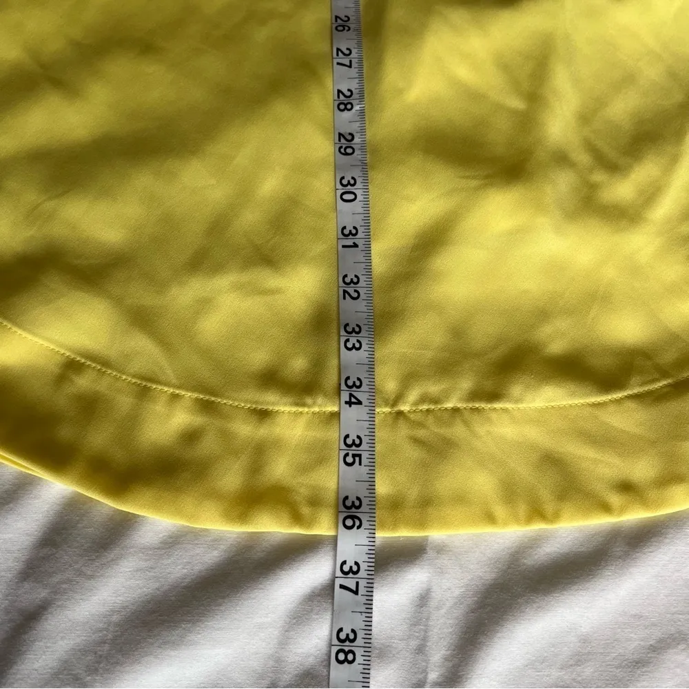 v neck casual shift dress bright yellow small - Image 15