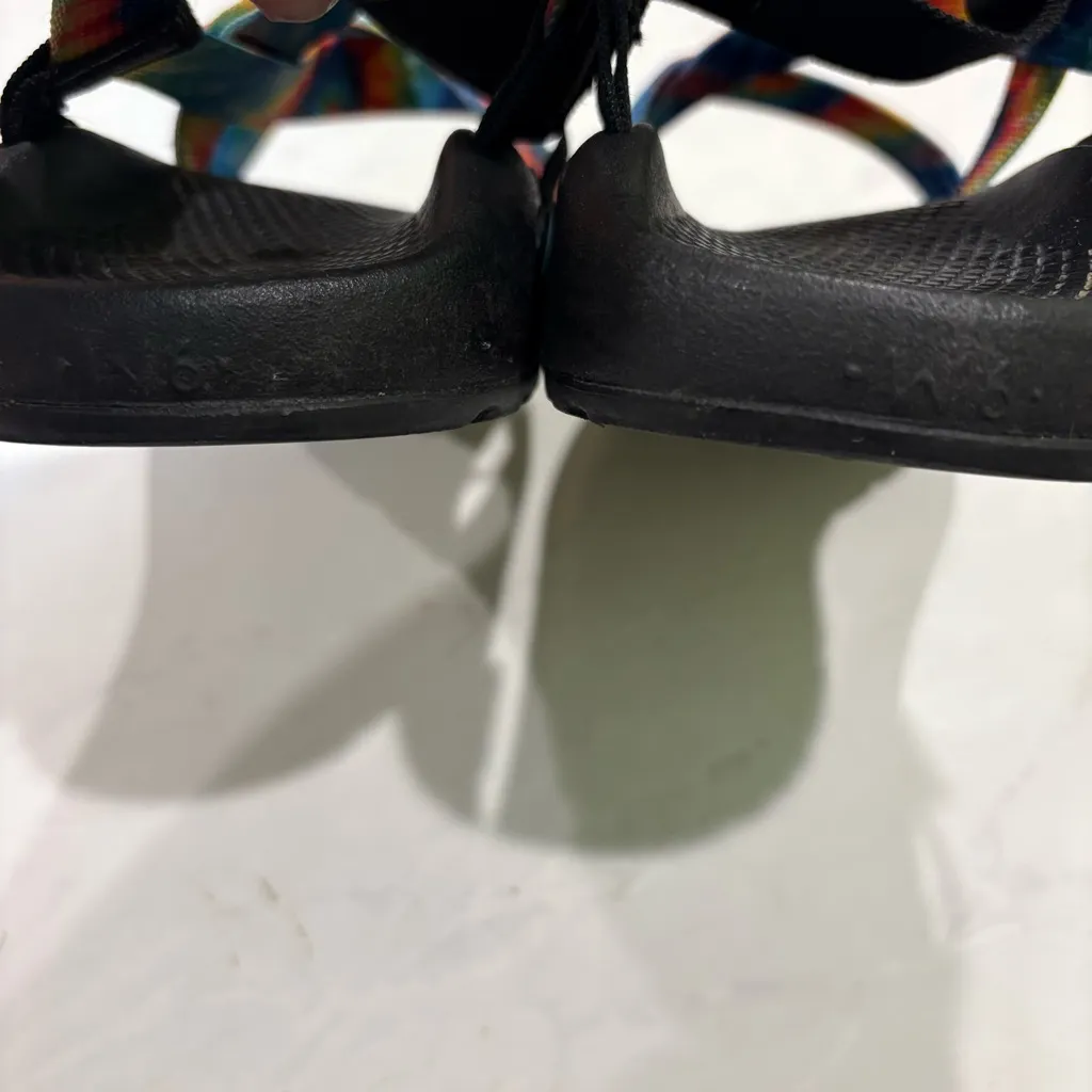 Chaco Z1 Classic Rainbow Tie Dye UnaWeep Sports Hiking Sandals Womens Size 6 - Image 5