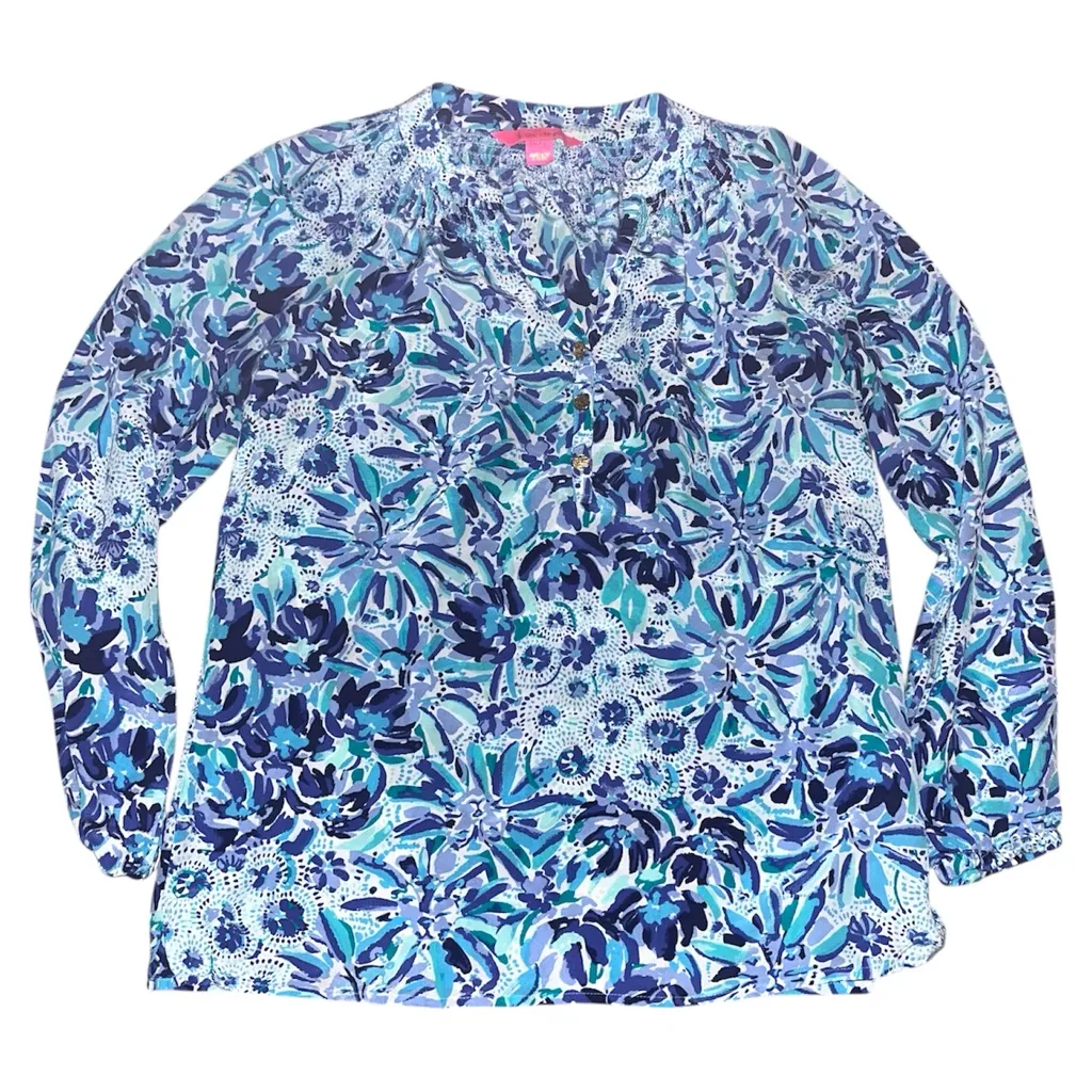 Lilly Pulitzer Elsa Silk Blouse - Image 2