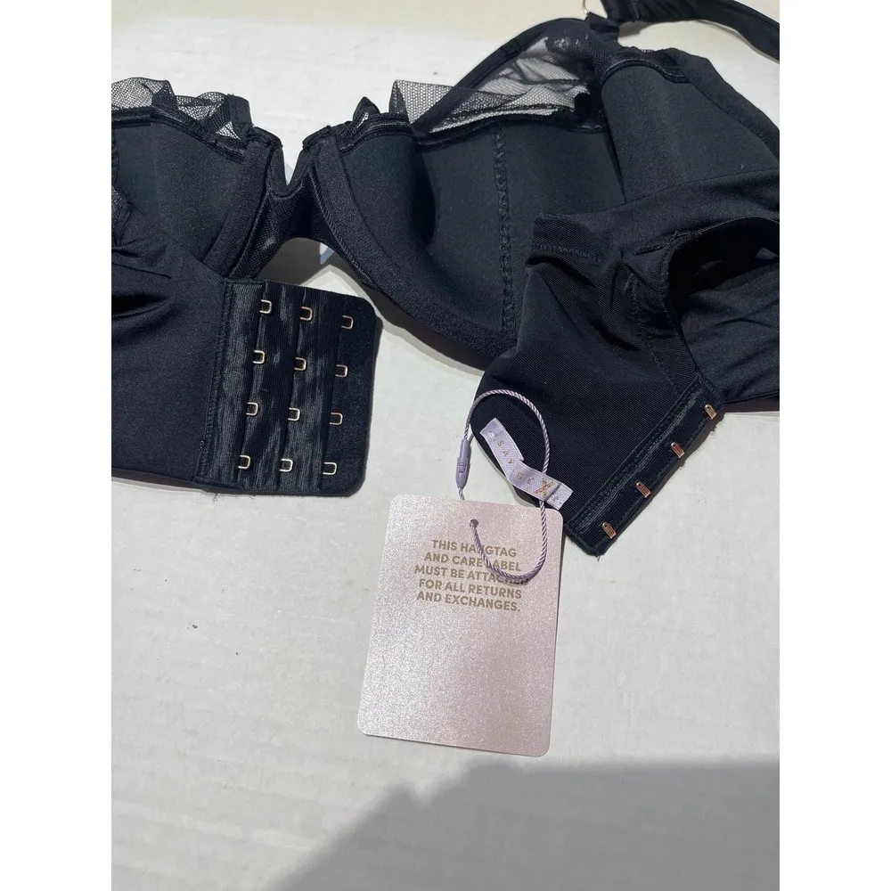 Savage X Women's Savage Not Sorry Microfiber & Lace Half Cup Bra Size 42DD New - Image 8