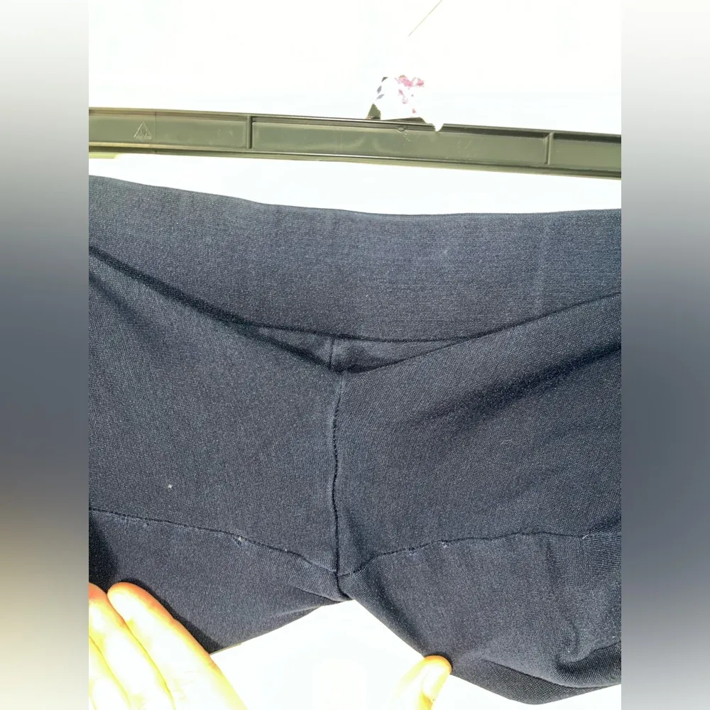 Cabi Dark Navy Blue Stretchy Flare Bell Bottom Yoga Style Leggings Sz Small - Image 12