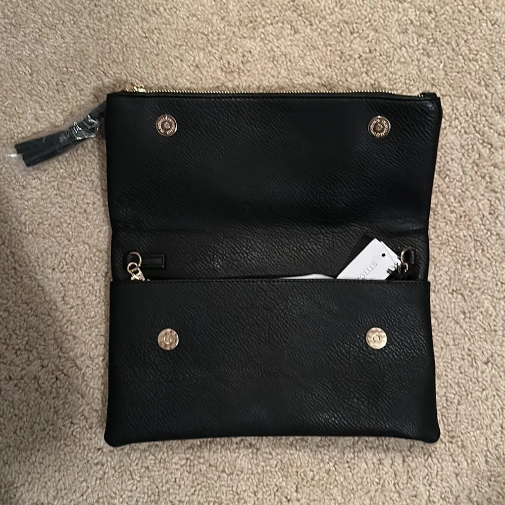 MWT MODA LUXE convertible, black cross body purse - Image 2