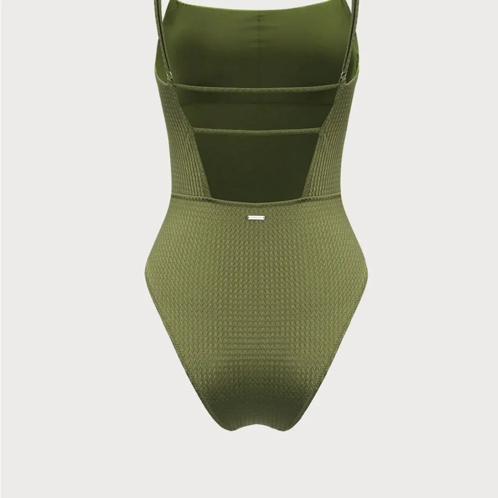 Berlook Green Textured Backless One - Image 5