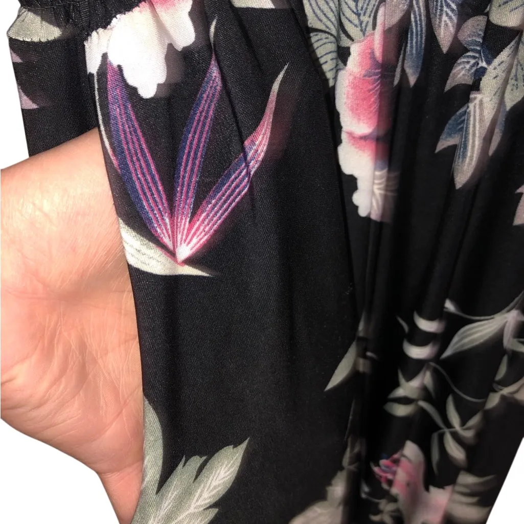 Emma Black Floral Maxi Dress Size undefined - Image 3