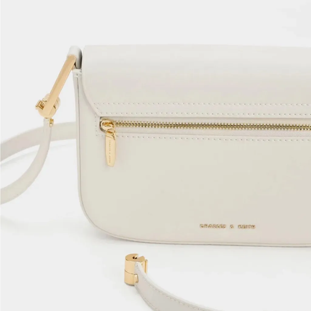 CHARLES & KEITH Koa Square Push-Lock Shoulder Bag - Image 11