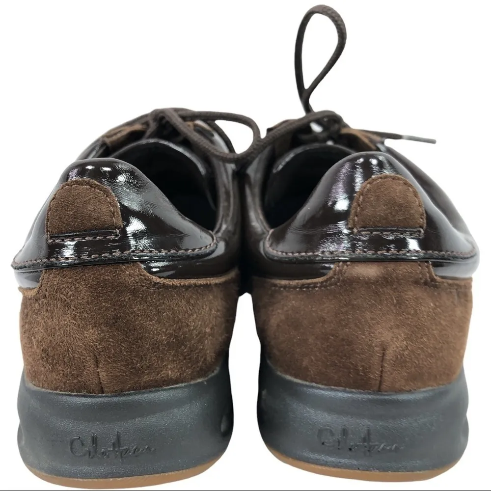 NIKE AIR Cole Haan - Suede Patent Leather Sneakers 6.5B - Image 3