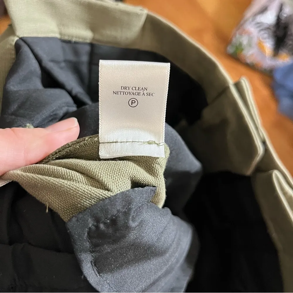 A.L.C. Diego Paperbag Pant in Olive Green Size 4 - Image 8