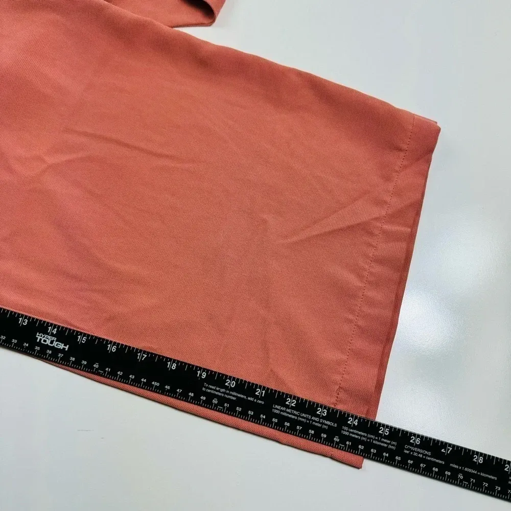 Shinestar Salmon Coral Wide Leg Tie Back Pant‎ Jumpsuit Crop Romper Large - Image 11