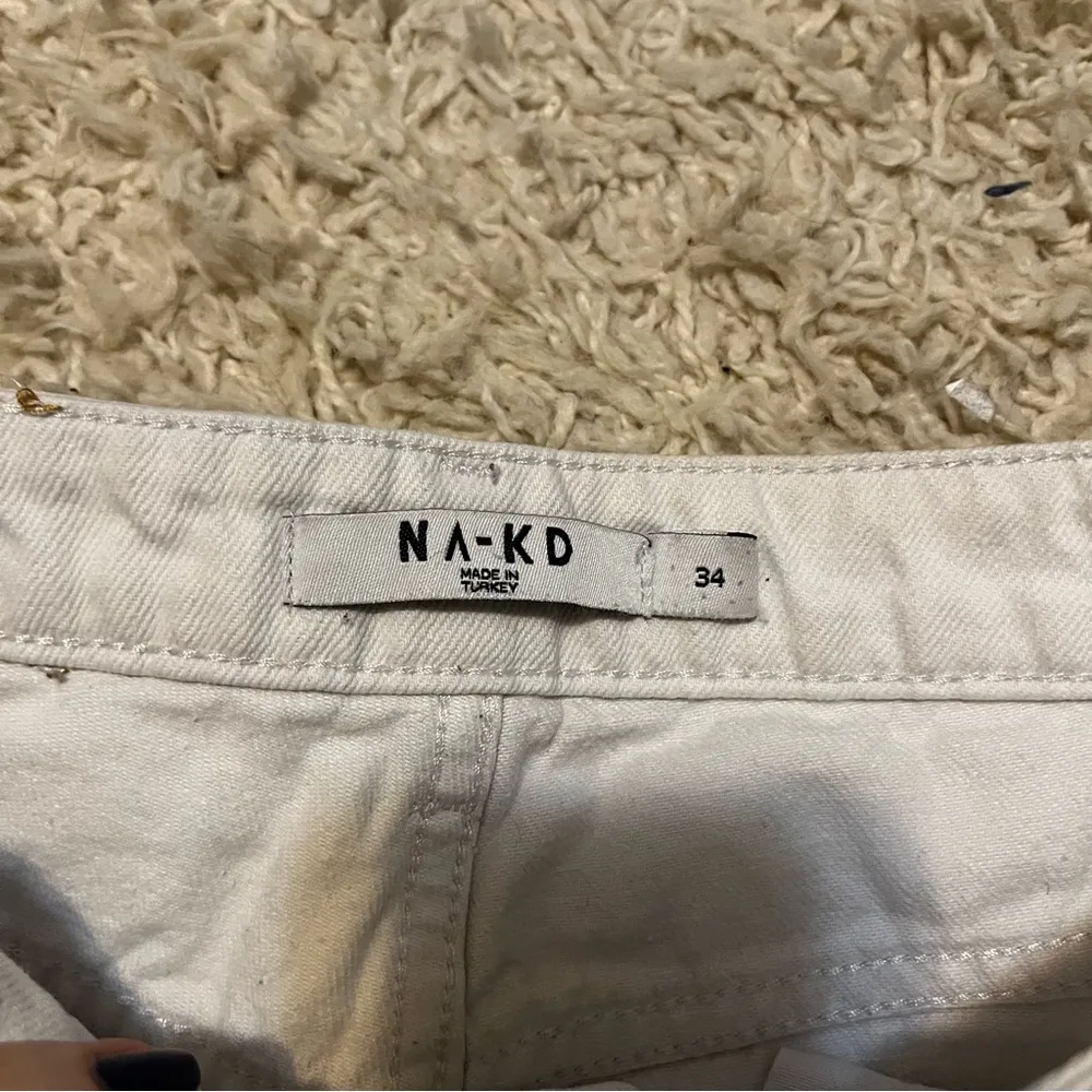 Nked Naked White Flare Pants size 34 - Image 4
