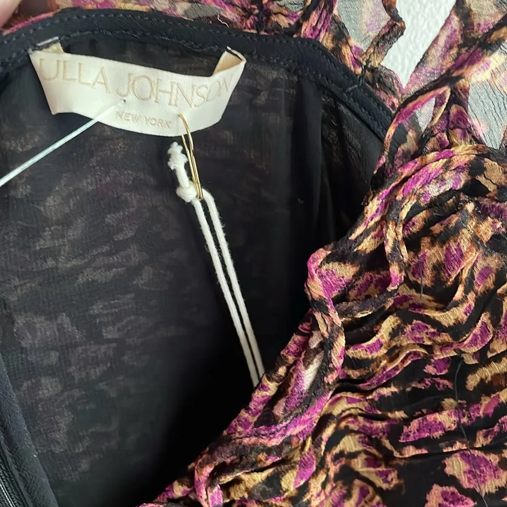 Ulla Johnson Rosaria Midi Dress Pomegranate - Image 6