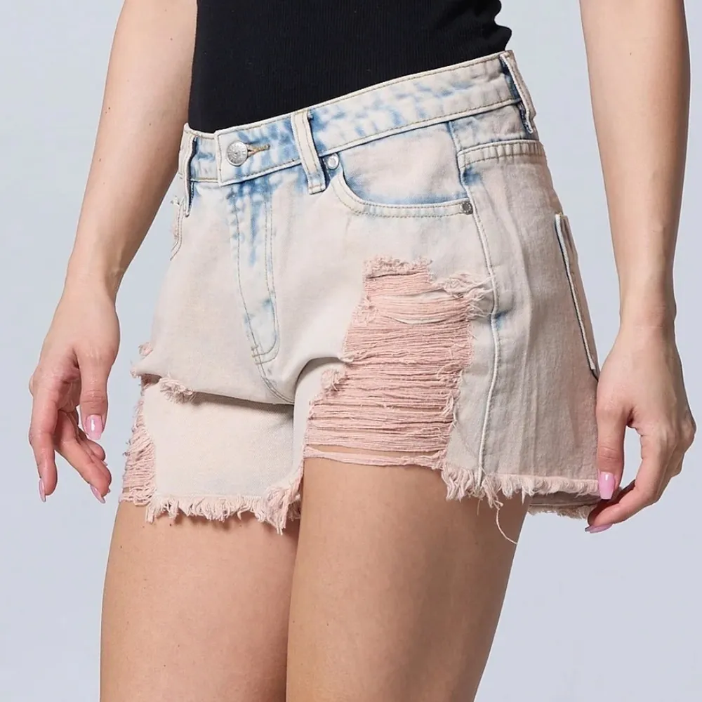 NWT Blue Turtle Overdyed Denim Shorts Size L - Image 10