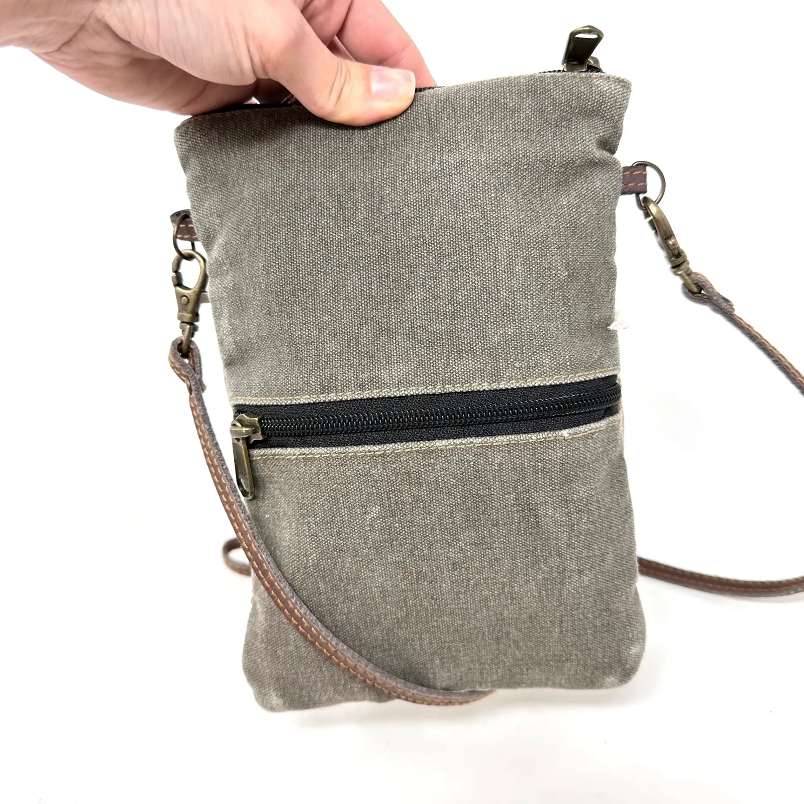 Mona B  Mixed Canvas Small‎ Crossbody - Image 3