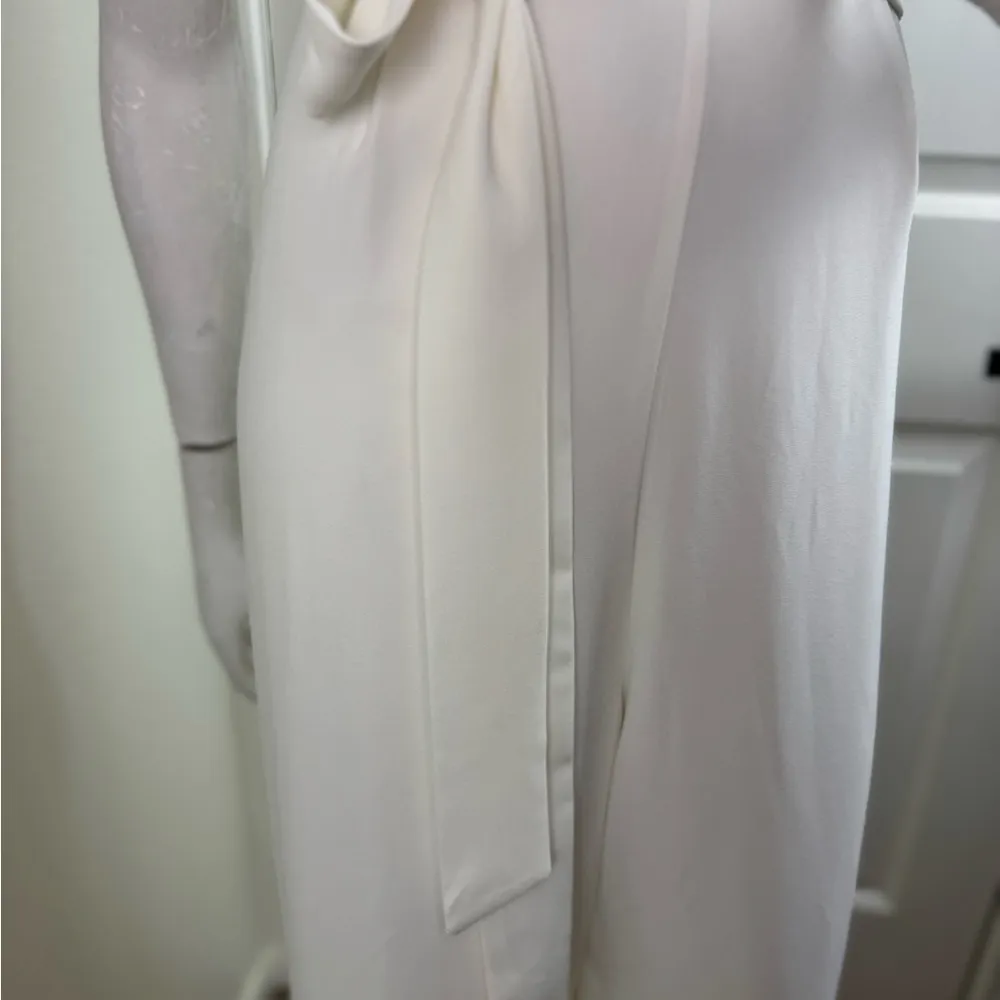 PETAL&PUP LEYTON JUMPSUIT - WHITE Elegant White Wide-Leg Pants Size 12.  #336 - Image 5