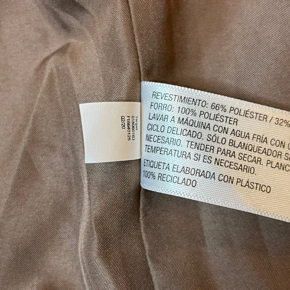 A NEW DAY Autumn Plaid 2 Button Blazer Jacket Brown Preppy Academia Old Money - Image 10