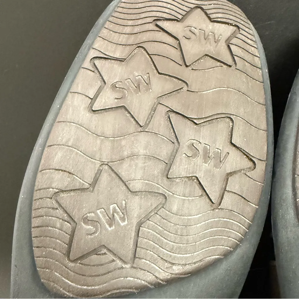 STUART WEITZMAN Chocolate Brown Suede Leather Fur Lined Bandage Strap Sneakers 8 - Image 12