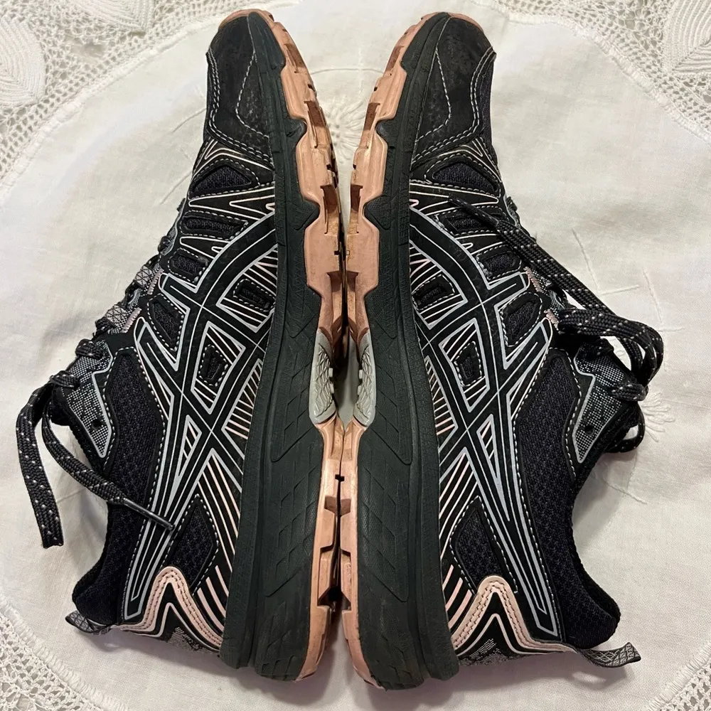 ASICS Gel Venture 7 Running Sneakers Shoes Women’s Size 7 Black Gray 1012A983 - Image 8