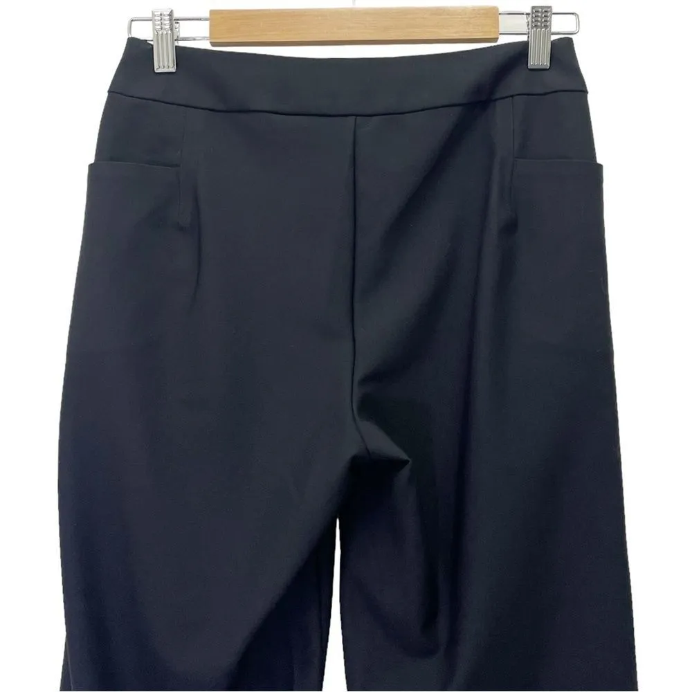Athleta Stellar Crop Trouser Black Athleisure Comfy Travel Pant Size 6T | 6 Tall - Image 6