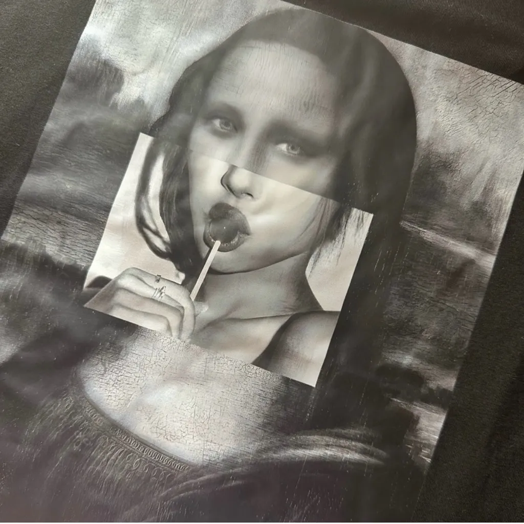 Mona Lisa sucker tee shirt Size M - Image 3