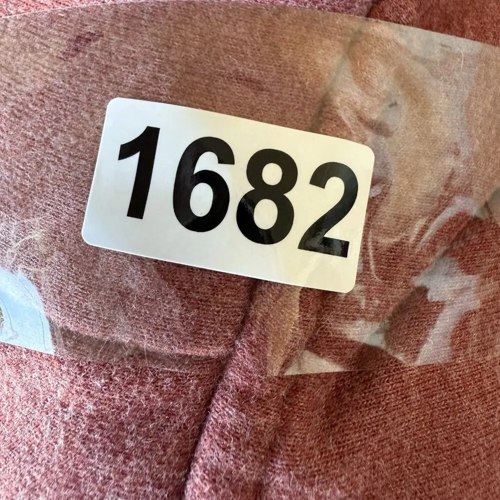 Naketano Brave New World Hoodie Sweatshirt Womens Large red Designer Funnel L - Image 10