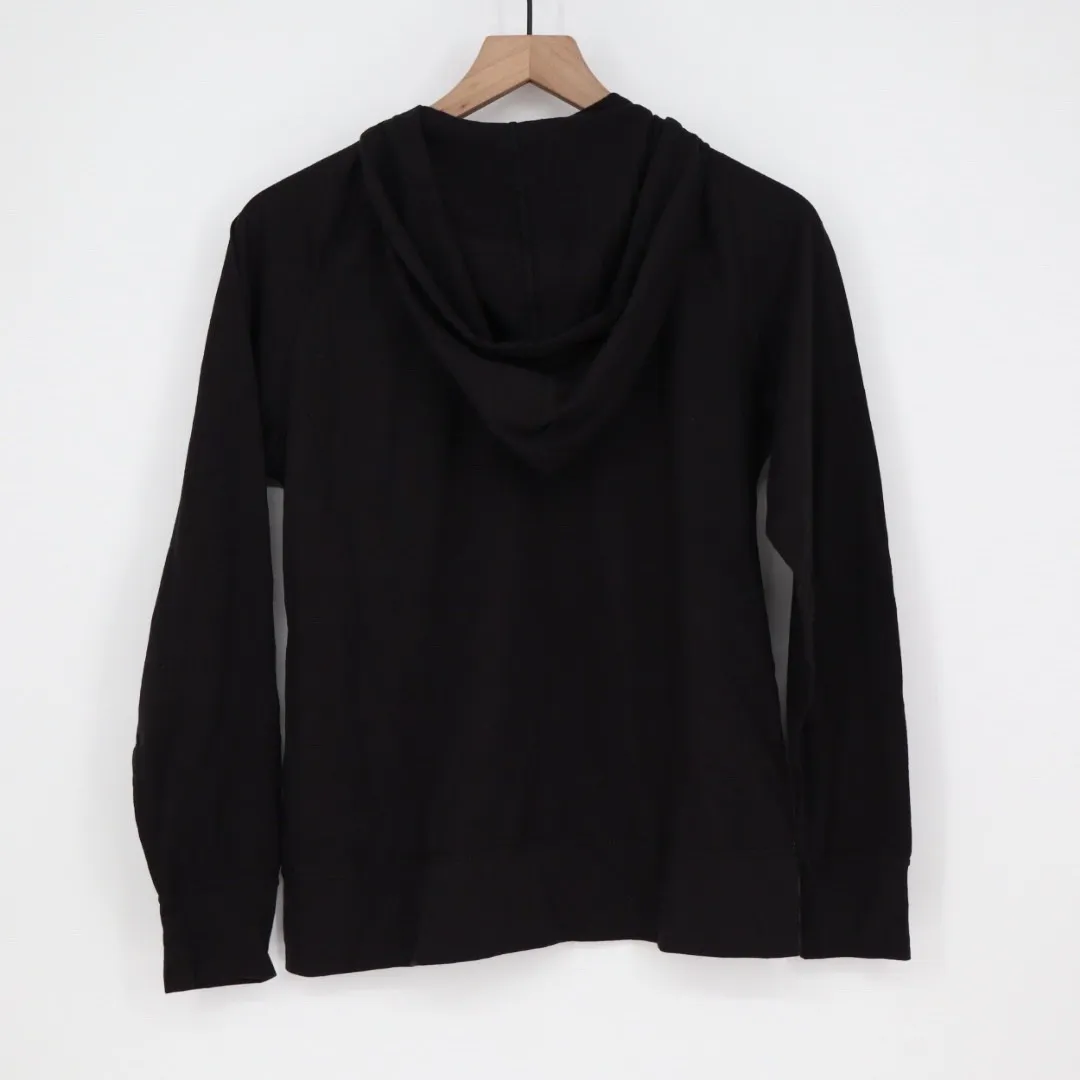 American Giant Black Full Zip Hoodie Sweatshirt Hooded Jacket Made in USA Size M Size M - Image 6