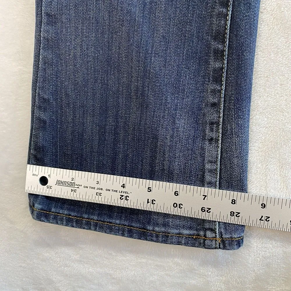 Lucky Brand Jeans Womens 6‎ 28x30 Charlie baby boot cut blue Denim Y2k - Image 7