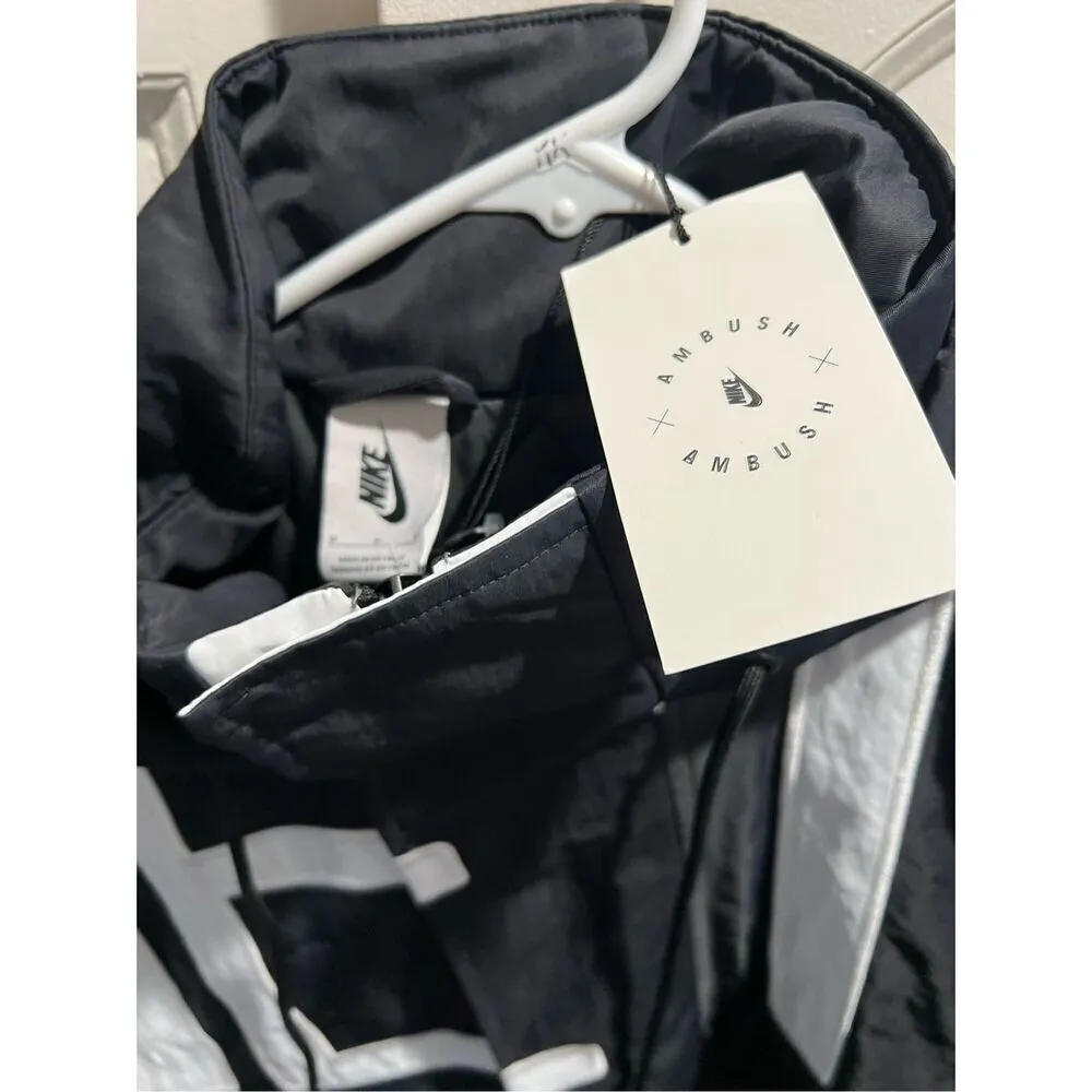 Nike Black Ambush Edition NBA Nets Hooded Jacket Size Medium - Image 10
