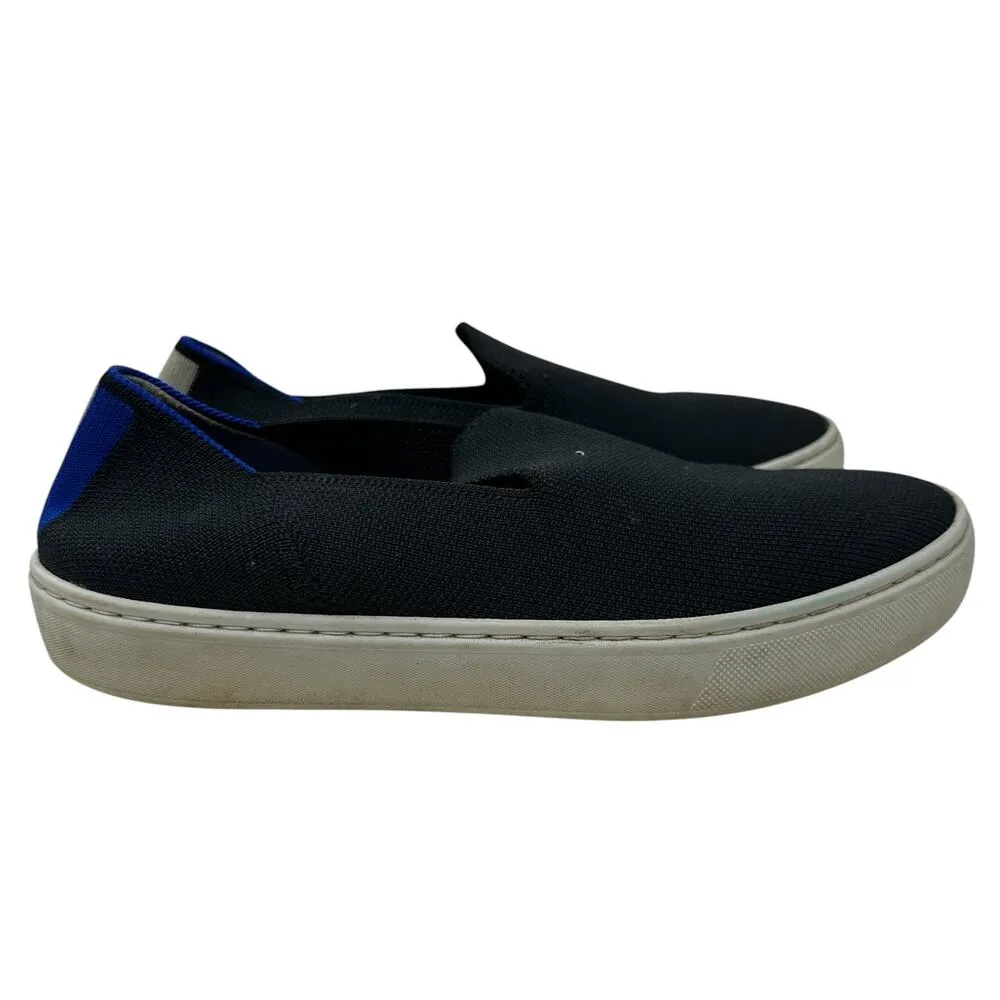 Rothy’s The Original Slip On Solid Black Knit Washable Sneakers Shoes Size 6.5 - Image 4