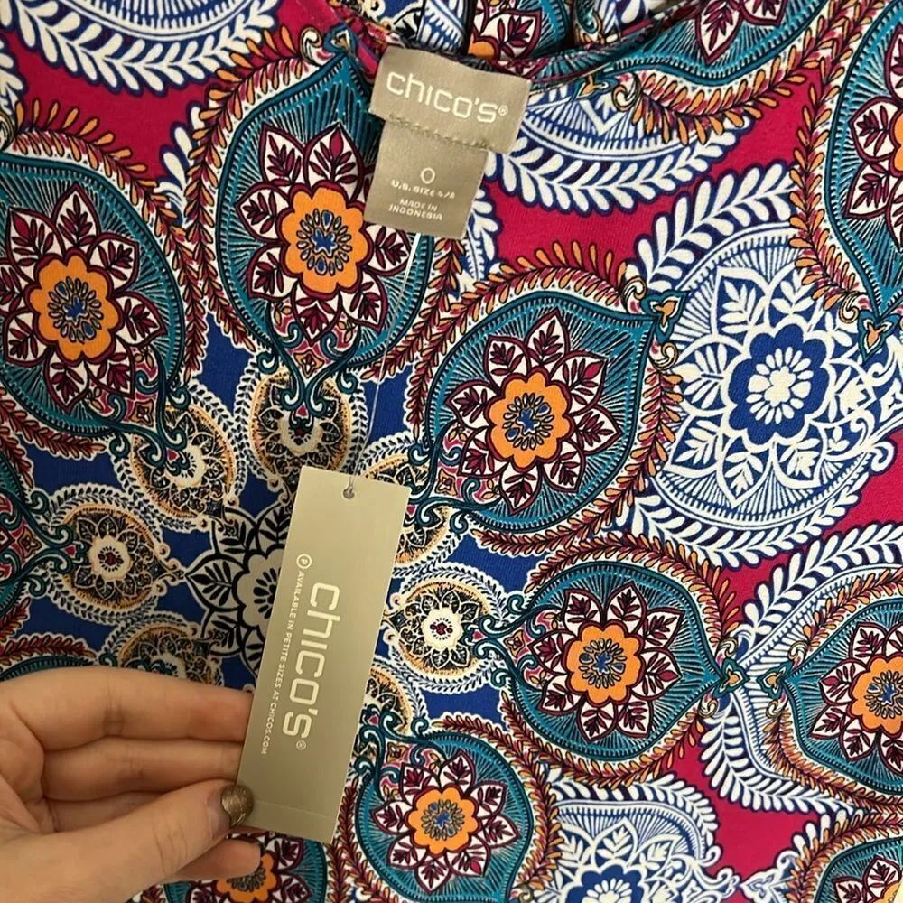 Chico’s Medallion Cluster Print Maxi Dress - Image 5