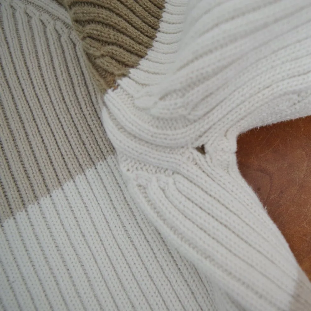 Vintage Structure Colorblock Raglan Sweater - Image 5