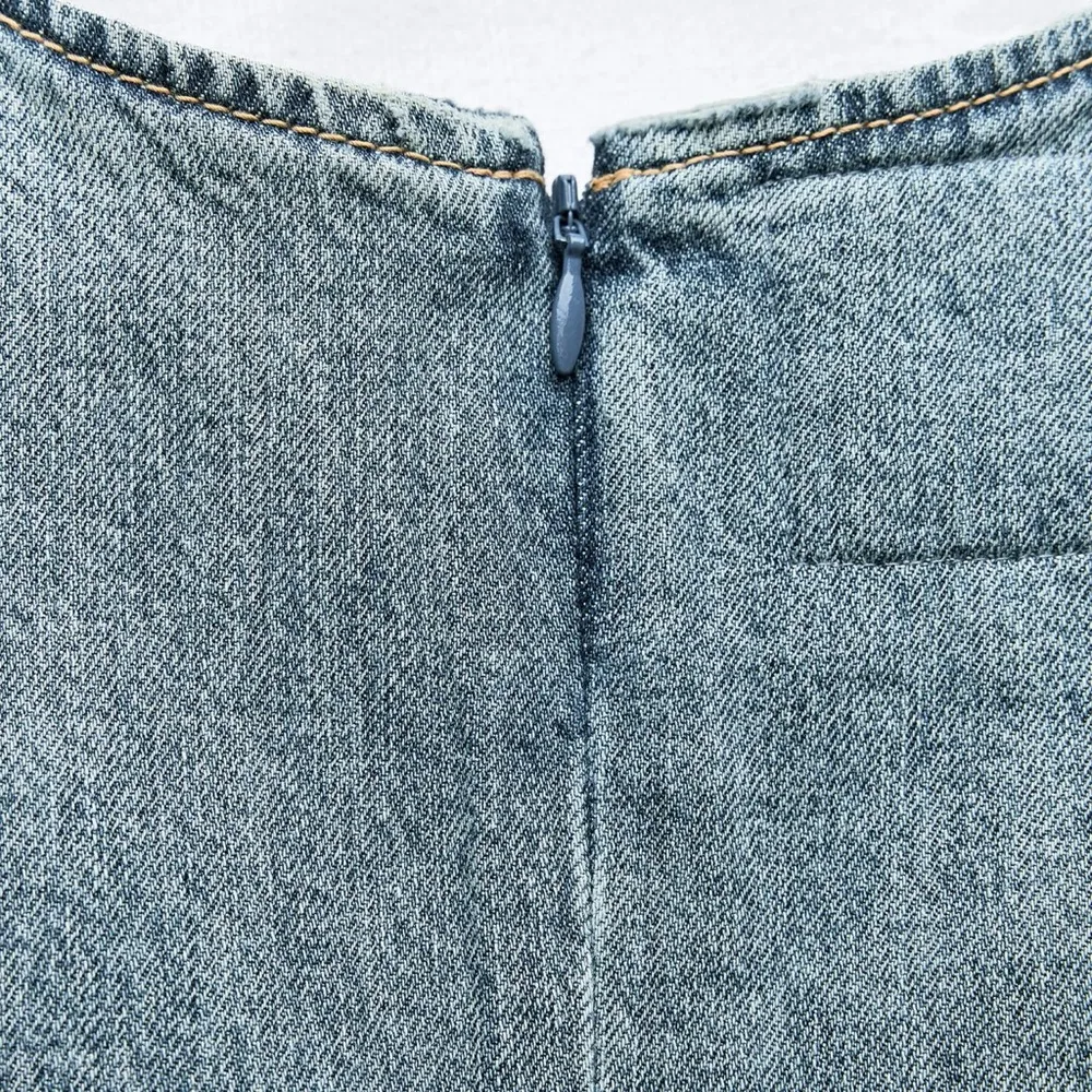 NWT ZARA Denim Dress - Image 3