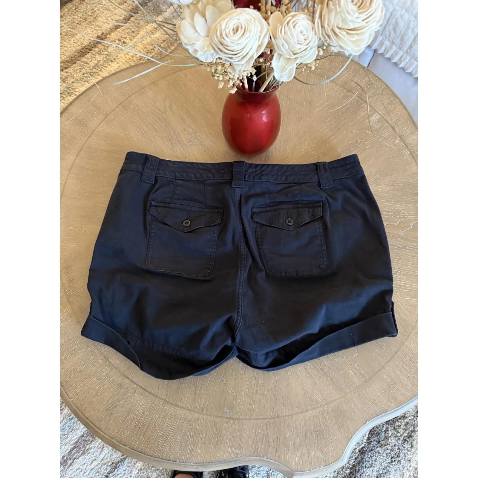 3.5 Inch Military Stretch Twill Mid-Rise Short Size 18 Black - Image 3