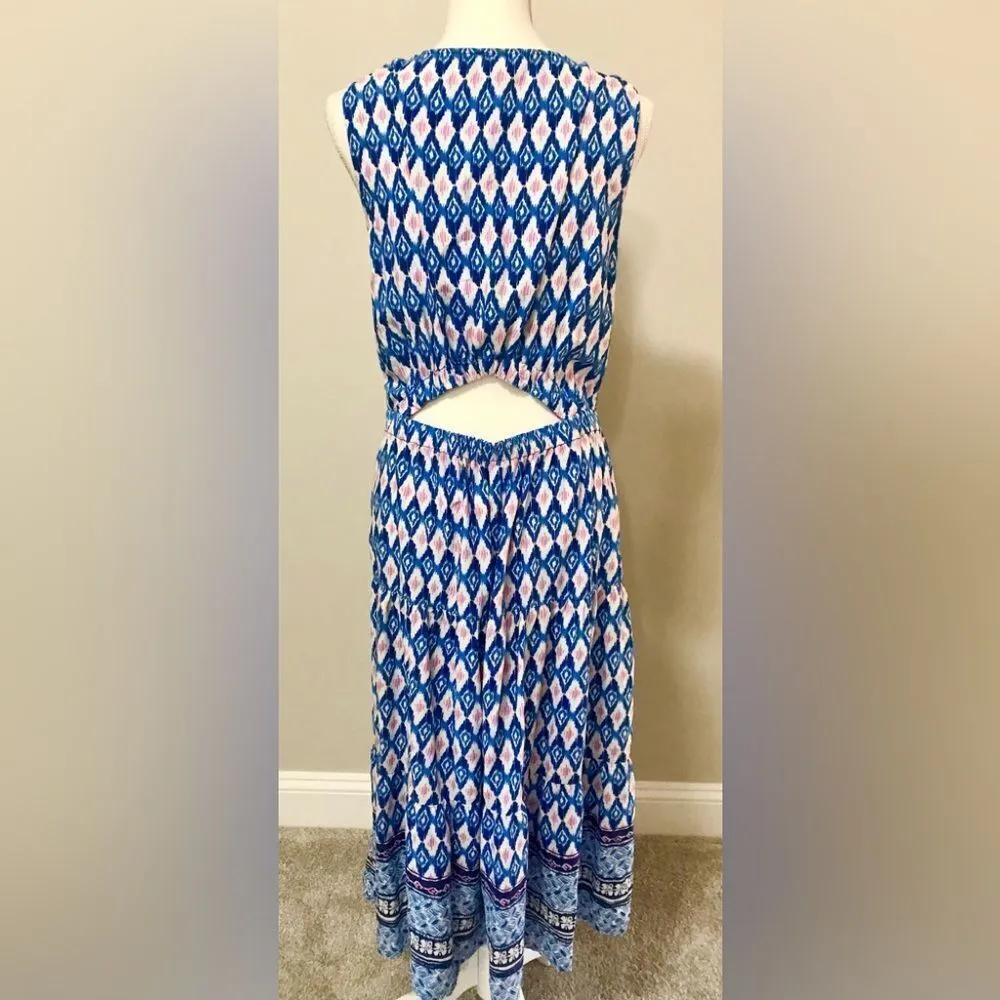 BeachLunchLounge Women's Peonia Sleeveless Back Cutout Maxi Dress - Image 9